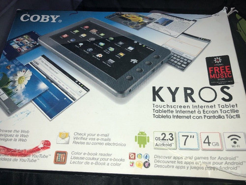 Coby kyros mid7012 4gb fi - kyros,
